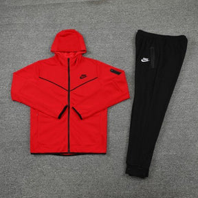 Conjunto Nike Tech Fleece vermelho