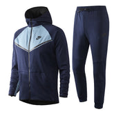 Conjunto Nike: Tech Fleece – Azul Escuro/Claro